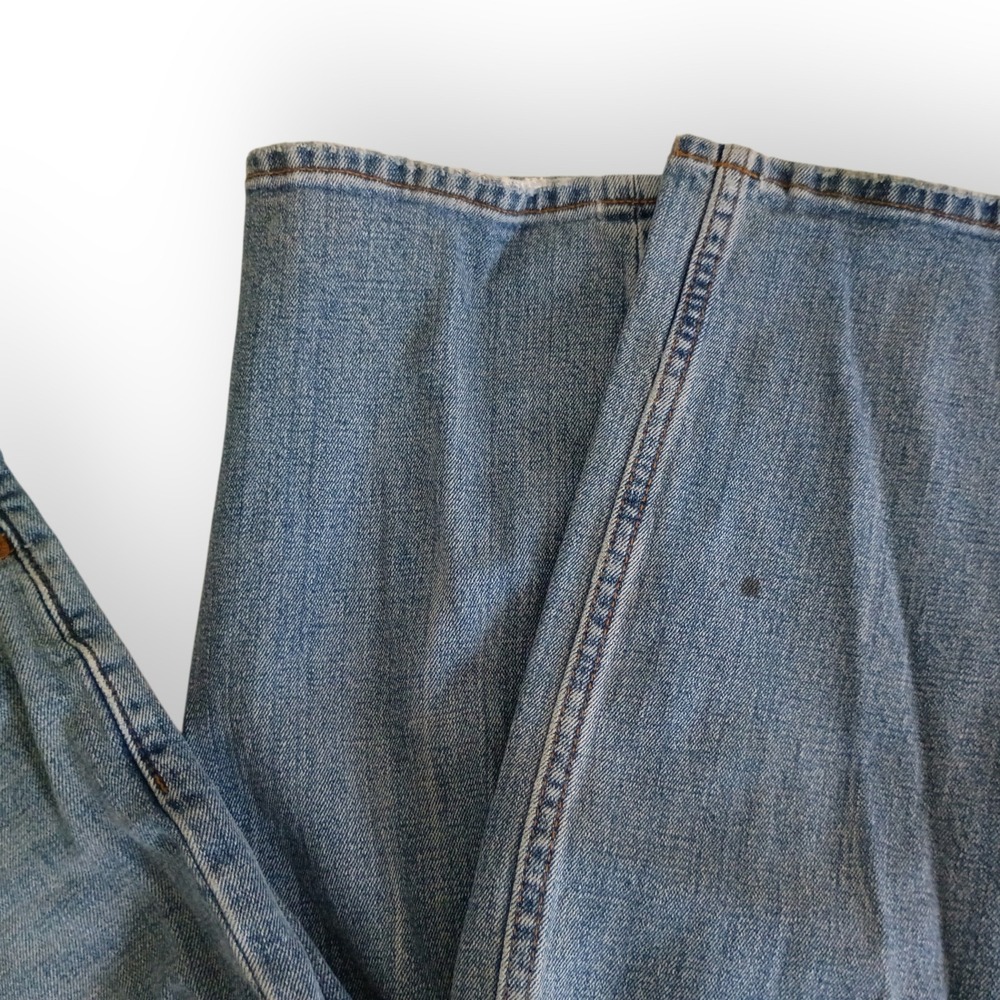 Abercrombie & Fitch Blue Straight Leg Jeans - Picture 7 of 8